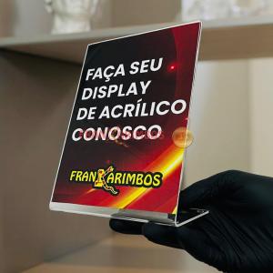 Display de Acrílico para Mesa (sob medida)      