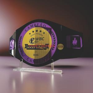 TROFÉU CINTURÃO PERSONALIZADO      