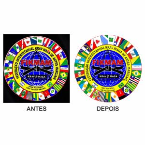 Vetorização de Logo da Federação Interestadual Krav Maga      