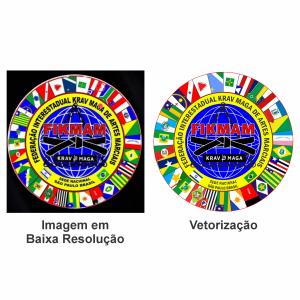 Vetorização de Logo da Federação Interestadual Krav Maga      